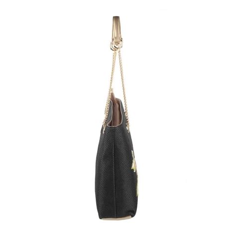 Buy Cheemo Women Black Shoulder Bag Online | SKU: 77-12-11-10 – Mochi Shoes