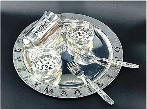 BENGALEN Baby Dinner Set Silver Plated for Rice Ceremony Annaprashan ...