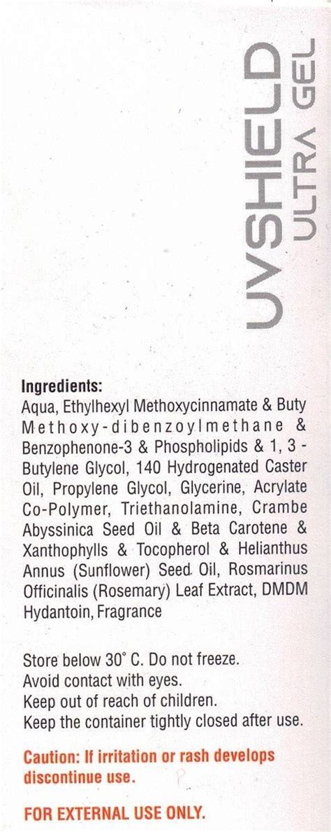Dextron UV Shield Ultra Gel SPF 30, 60ml – ClickOnCare