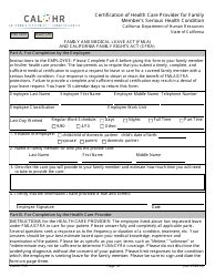 Form WH-380-E Download Fillable PDF or Fill Online Fmla Certification ...