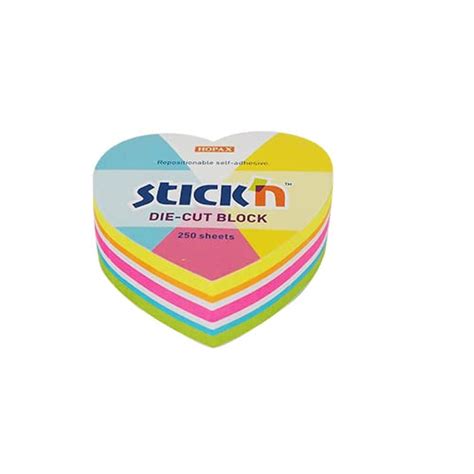 STICK'N Brand DIE Cut Sticky Blocks 21836, Heart : Amazon.in: Office ...