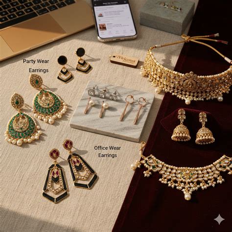 Artificial Jewellery Online India | Earrings & Necklace Sets