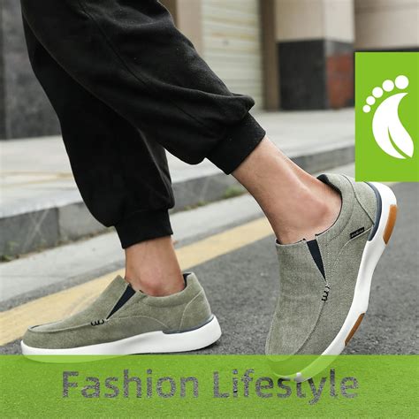 Buy OrthoComfoot Men's Slip On Loafers, Arch Support Boat Shoes for ...