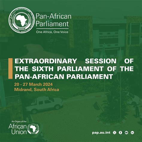 Extraordinary Session of the Sixth Parliament of the Pan-African ...