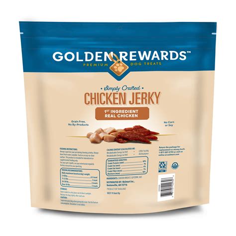Buy Golden Rewards Chicken Flavor Premium Dry Jerky Treats for All Dogs ...