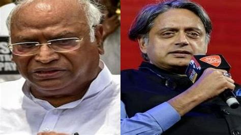 Congress president poll: 30 leaders back Mallikarjun Kharge, Shashi ...