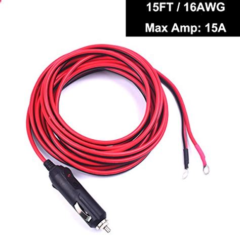 Buy Premuim Car Cigarette Lighter Male Plug to Raw Cable Eyelet ...