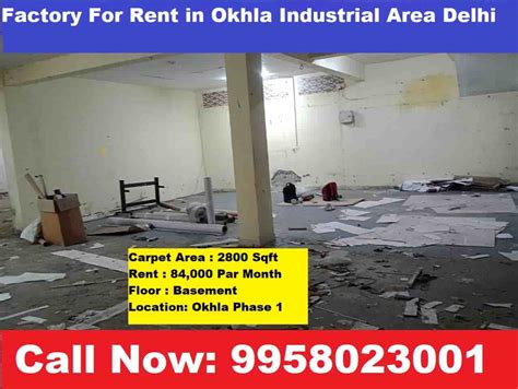 Factory for Rent in Okhla Industrial Area Delhi - Think4buysale