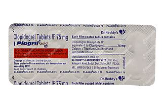 Plagril Gold 75 Tablet 10: Uses, Side Effects, Price & Substitutes