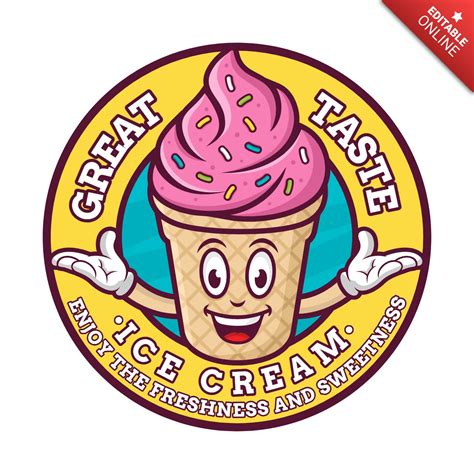 Ice Cream Logo | Free Design Template