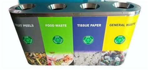Stainless Steel Bin - Stainless Steel 4 In 1 Recycle Bin Manufacturer ...