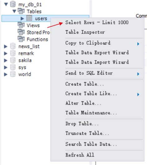 MySQL Workbench Examples 的图像结果