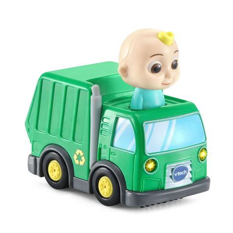 VTech CoCoMelon Go! Go! Smart Wheels JJ’s Recycling Truck and Track for ...
