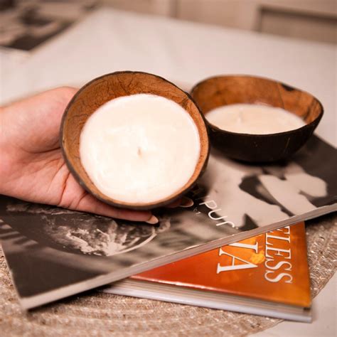 Scented coconut shell candles – https://artecasa.in/