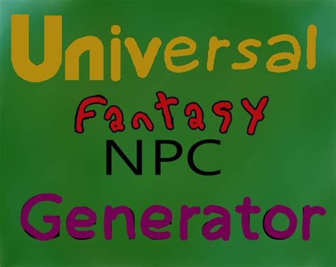 Unity Random NPC Generator 的图像结果