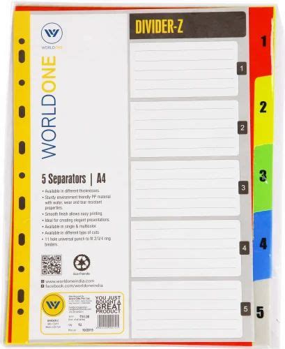 Divider Premium-Separator - Dividers-Z 1 To 5 Manufacturer from New Delhi