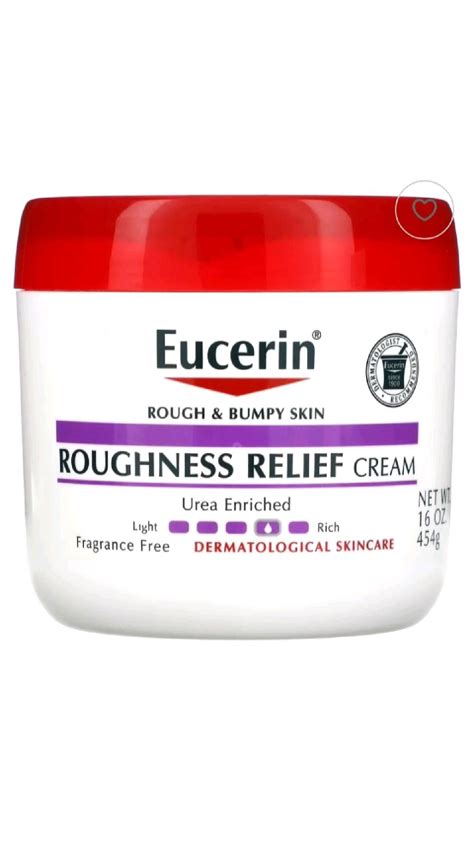 Eucerin roughness relief cream fragrance free body cream for dry skin ...