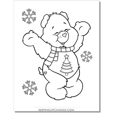 Bear Coloring Christmas Teddy Pages Colouring Bears Cliparts Clipart ...