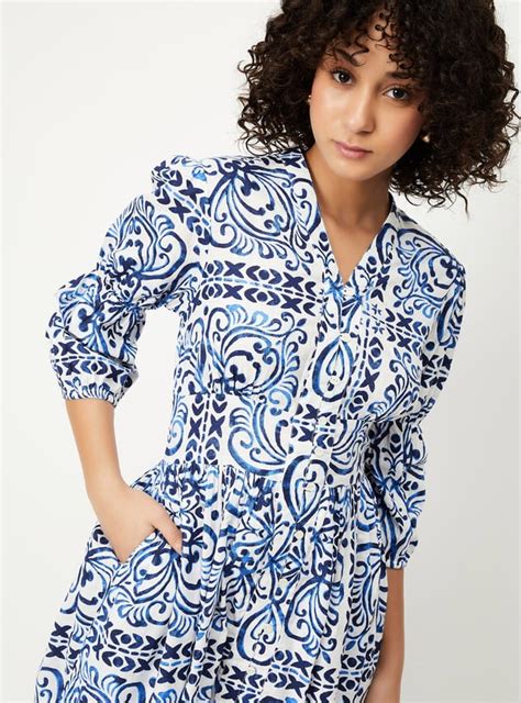 Buy Kalki x Max Women Printed A-Line Dress Online at just Rs. 999.0 ...