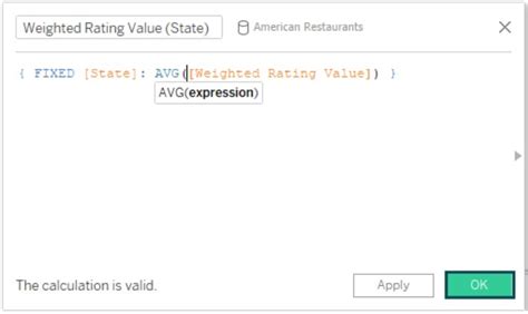 Fixed Function Query Tableau 的图像结果