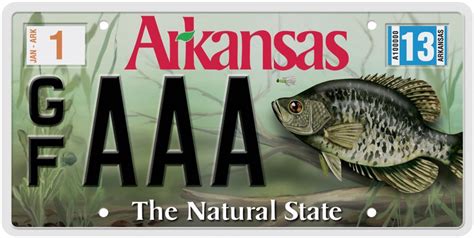 AGFC releases new fish-themed license plate