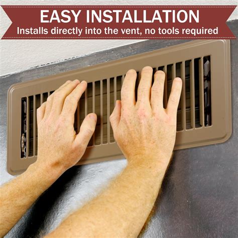 Snapklik.com : Retisee 4x12 Inches Floor Vent Covers Heavy Duty Floor ...