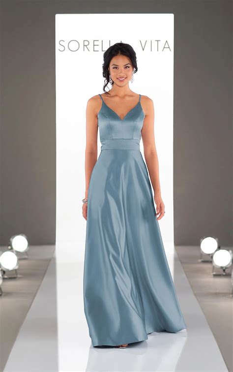Modern Satin Bridesmaid Dress | Sorella Vita Bridesmaid Dresses