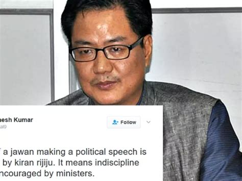 Kiren Rijiju Tweets Old Video Of A Jawan Slamming 'Anti-Nationals ...
