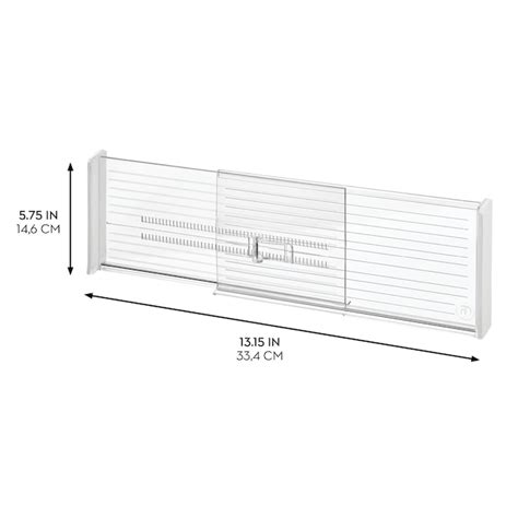 iDesign Expandable Plastic Deep Drawer Dividers in the Drawer ...