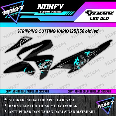 Jual STRIPING SIMPEL HONDA VARIO 125/150 LED OLD NEZUKO DEMON SLAYER ...