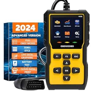 OBD2 Scanner Diagnostic Tool,V530 Enhanced OBD II Vehicle Code Reader ...