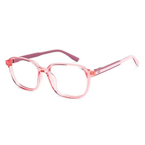 Buy Pink Transparent Pink Full Rim Square Lenskart Air ESSENTIALS ...