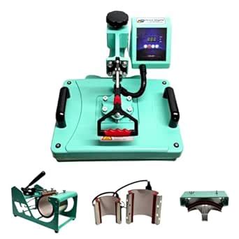 Print Digits 5-in-1 Press Machine – Dual Heat System, 18oz Bottle Clamp ...