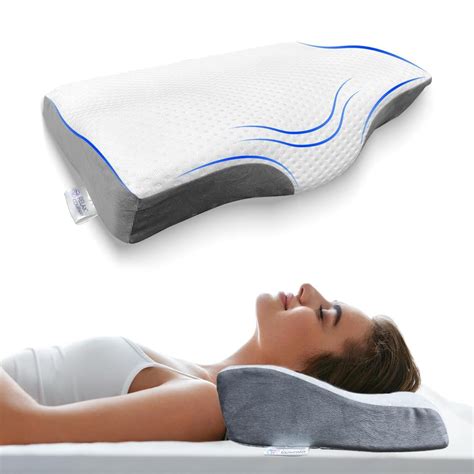 RELAX COMPANY Memory Foam Pillow | Contour Cervical Pillow for Neck ...