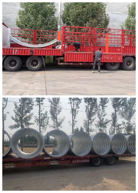 Large Diameter Corrugated Pipe Culvert Pipe Assemble Galvanized ...