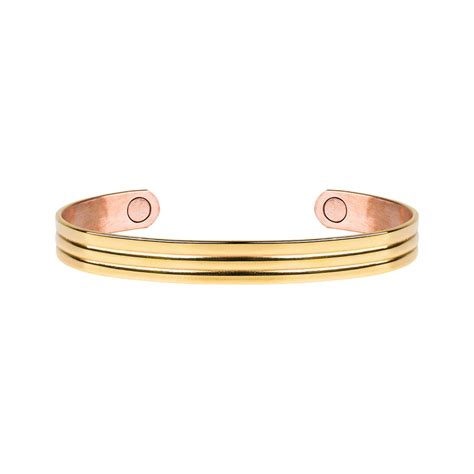 Classic Gold Magnetic Bracelet 8mm – Sabona India
