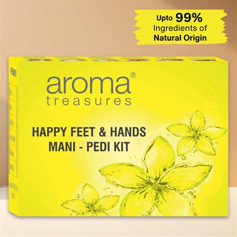 Happy Feet & Hands - Mani Pedi Kit (One Time Use Kit)-Aroma Treasures ...