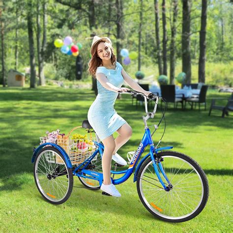 Max4out 7-Speed Adult Tricycle with Large Basket India | Ubuy