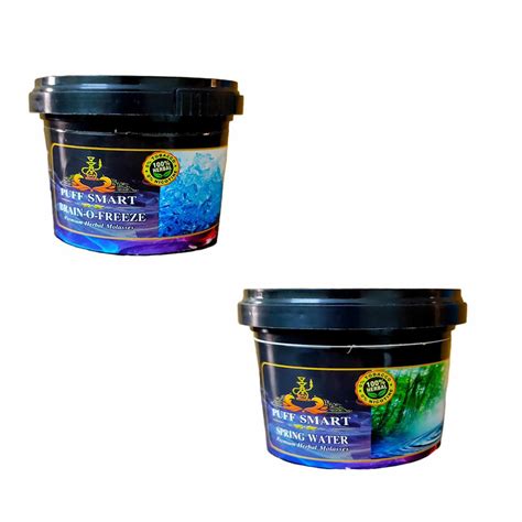 PUFF SMART Premium Herbal Flavor Brain-o-Freeze, Spring Water 100G In ...