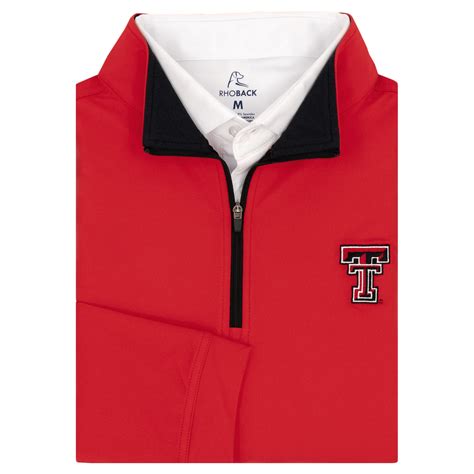 Solid Collegiate Q-Zip - Texas Tech | Solid - Cherry Red - Texas Tech ...