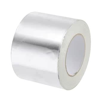 uxcell Aluminum Foil Tape 3 Inch x 55 Yards Silver High Temperature ...