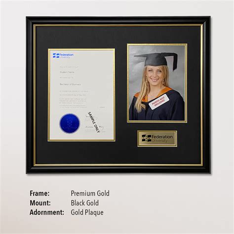 Photo Certificate Frame (Fed Uni) – R & J Framing and Plaques