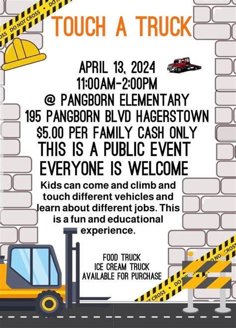 TOUCH A TRUCK OVER 20+ vehicles , Pangborn Elementary School ...