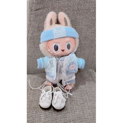 Jual Baju boneka labubu double jaket kotak biru muda - Kota Bandung ...