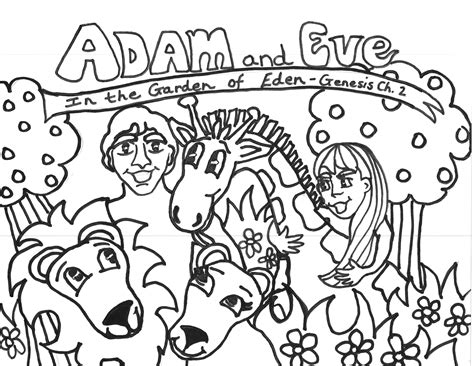Printable Adam And Eve