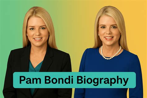 Pam Bondi: Her Age, Career Milestones, And Public Life
