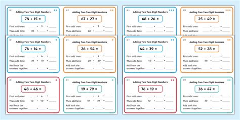 Image result for Adding Two 2-Digit Numbers Crossing 10