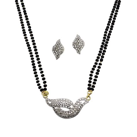 Buy Digital Dress Room Modern American Diamond Mangalsutra Set With ...