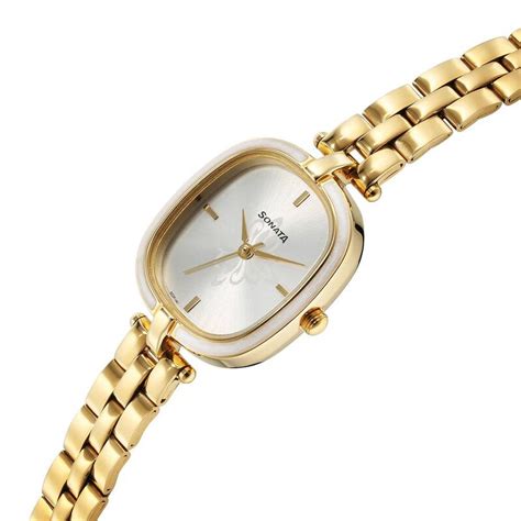 Buy Online Sonata Utsav Silver Dial Watch for Women - ns8168ym03 | Titan