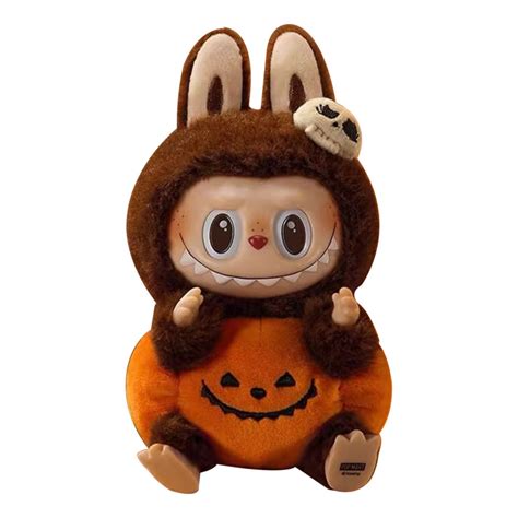 POP MART LABUBU Happy Halloween Party Series - Sitting Pumpkin Vinyl ...